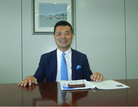 図1　エイブリック代表取締役社長兼CEOの石合信正氏