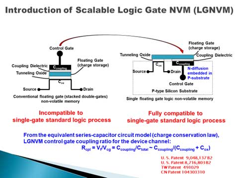 Introduction of Scalable Logic Gate NVM (LGNVM)