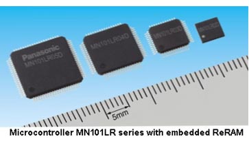 Panasonic to manufacture embedded ReRAM microcontrollers