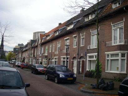 図 オランダ アイントホーベン市の住宅街