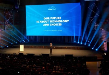 図1 Future Summits 2019 講演会場 著者撮影、2019 年5月