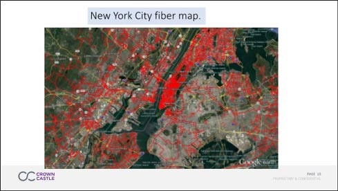 New York City fiber map.