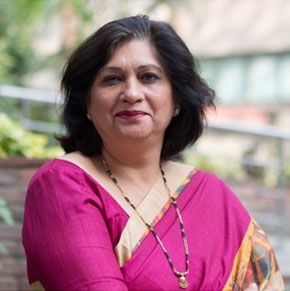 図1 インドTERI(The Energy and Resources Institute)のDirector GeneralであるVibha Dhawan博士