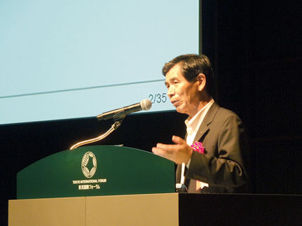 図3　新日本無線の小倉良　代表取締役社長