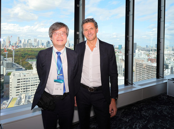 名古屋大学 天野浩教授とInfineon Andreas Urschitz CMO / インフィニオンテクノロジーズジャパン