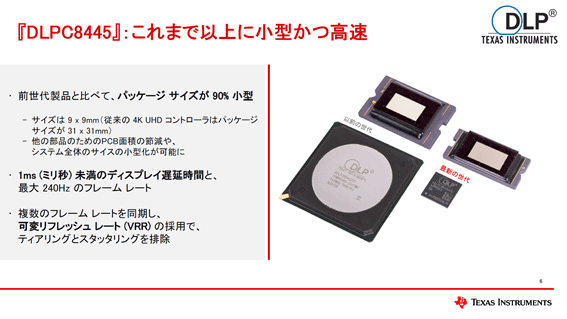 「DLPC8445」:これまで以上に小型かつ高速 / Texas Instruments