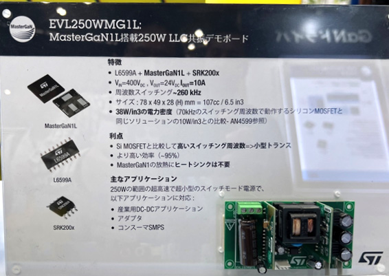 EVL250WMG1L: MasterGaN1L���250W LL�����ǥ�ܡ���