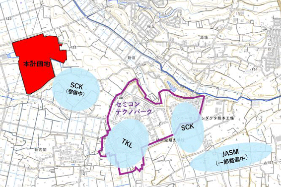 熊本サイエンスパーク予定地 / 三井不動産