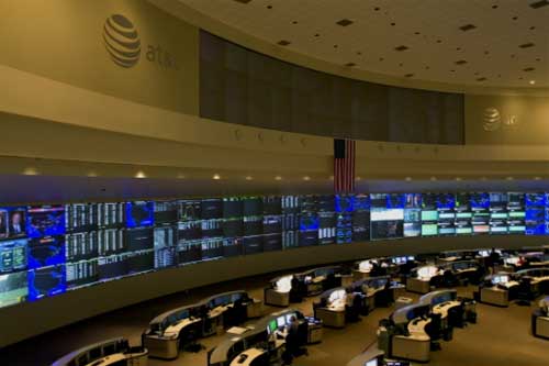 AT&TのGNOCでは世界中のAT&Tネットワークを顧客のために監視・管理する