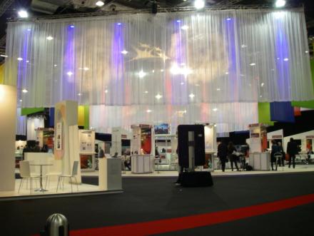 図1 英国TechWorld 2011会場 お見合いの場だけに入場者を厳しく制限している