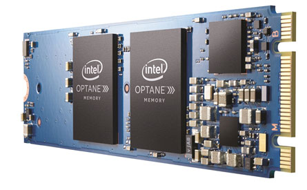 図1 3D-Xpointメモリを搭載したIntel Optaneメモリボード 出典:Intel