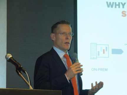 図1 Pure Storage社戦略部門VPのMatt Kixmoeller氏