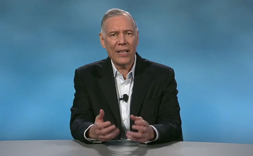 図1 Applied Materials社CEOのGary Dickenson氏 出典:Applied Materials Investor Meetingでのスクリーンショット