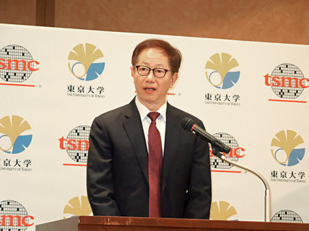 図1 TSMCの会長、Mark Liu氏 出典:2019年に筆者撮影