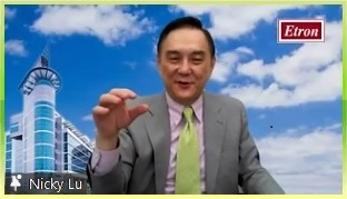 図1 Etron 会長兼CEOのNicky Lu氏