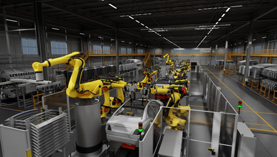 NVIDIA Isaac Sim�ȥե��ʥå�ROBOGUIDE�ˤ��ե��ȥꥢ��ʲ��۹��� / �ե��ʥå�