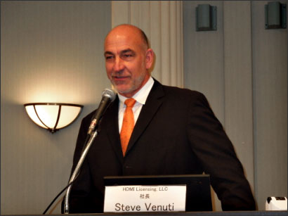 図1 HDMI Licensing社社長のSteve Venuti氏