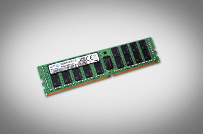 図1 Samsungが量産開始した128GB DDR4モジュール 出典:Business Wire