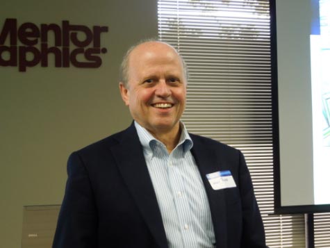図1 Mentor Graphics CEOのWalley Rhines氏