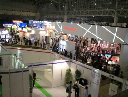 CEATEC2010の会場風景